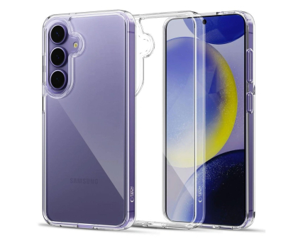 Etui do telefonów TECH-PROTECT Flexair Hybrid Do Galaxy S25 FE Clear 5906302332816